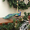 Northlight - 13" Green and Blue Peacock Tail Feathers Christmas Decor Image 1