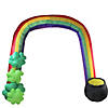 Northlight 13' inflatable lighted st. patrick's day rainbow outdoor decoration Image 1