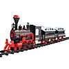 Northlight - 13-Piece Red and Black Battery Operated Lighted and Animated Train Set with Sound Image 1