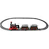 Northlight - 13-Piece Red and Black Battery Operated Lighted and Animated Train Set with Sound Image 1