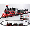 Northlight - 13-Piece Red and Black Battery Operated Lighted and Animated Train Set with Sound Image 3