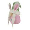 Northlight 13" pink and green girl easter bunny gnome Image 3