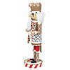 Northlight 14" Beige and Red Gingerbread Chef Christmas Nutcracker Image 3