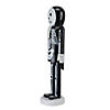 Northlight 14" Black and White Skeleton Halloween Nutcracker Image 1