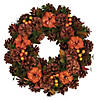 Northlight 14" Fall Wreath With Pumpkins and Pinecones Image 1
