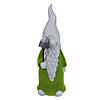 Northlight 14" FauProper Moss Covered Gnome with Shovel Outdoor Garden Statue Image 1