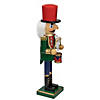 Northlight 14" Green and Red Traditional Standing Drummer Christmas Nutcracker Image 2