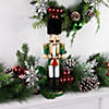Northlight 14" Green and White Cymbalist Christmas Nutcracker Image 1