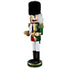 Northlight 14" Green and White Cymbalist Christmas Nutcracker Image 1
