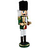 Northlight 14" Green and White Cymbalist Christmas Nutcracker Image 2