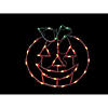 Northlight 14" Lighted Jack-O-Lantern Halloween Double Sided Window Silhouette Decoration Image 1