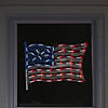 Northlight 14" Lighted Patriotic American Flag Window Silhouette Decoration Image 2