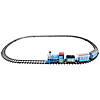 Northlight 14-Piece Blue Lighted and Animated Classic Cartoon Train Set with Sound Image 1