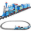 Northlight 14-Piece Blue Lighted and Animated Classic Cartoon Train Set with Sound Image 2