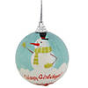 Northlight 14-Piece Snowmen 'Happy Holidays' Decoupage Christmas Ball Ornament Set  2.25"(60mm) Image 1