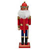 Northlight 14" Red and Gold Traditional Christmas Nutcracker King with Scepter Tabletop Figurine Image 4