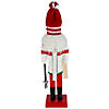 Northlight 14" Red and White Wooden Skiing Christmas Nutcracker Image 4