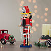 Northlight 14 Red Wooden Fireman with Hose Christmas Nutcracker Image 1