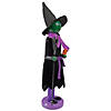 Northlight 14" Witch with Broom Halloween Nutcracker Decoration Image 3