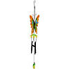 Northlight 15.75" Orange and Green Metal Butterfly Outdoor Garden Windchime Image 2