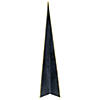 Northlight 15" Blue and Gold Triangular Christmas Tree Tabletop Decor Image 1