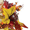 Northlight 15" Fall Apple and Berry Glass Hurricane Pillar Candle Holder Centerpiece Image 3