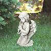 Northlight 15" Kneeling in Prayer Cherub Outdoor Garden Statue Image 2
