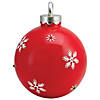 Northlight 15" LED Lighted Red Merry Christmas Ball Ornament Decoration Image 1