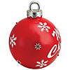Northlight 15" LED Lighted Red Merry Christmas Ball Ornament Decoration Image 2