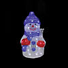 Northlight - 15" Lighted Commercial Grade Acrylic Snowman Christmas Display Decoration Image 2