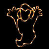 Northlight 15" Lighted Ghost Halloween Double Sided Window Silhouette Decoration Image 1