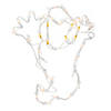 Northlight 15" Lighted Ghost Halloween Double Sided Window Silhouette Decoration Image 1