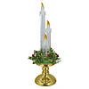 Northlight 15" Pre-Lit Candle on a Gold Base Christmas Decoration Image 1