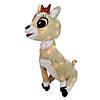 Northlight - 15" Pre-lit Rudolph the Red-Nosed Reindeer<sup>&#174;</sup> Clarice Christmas Outdoor Decor Image 1