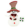 Northlight 15" Snowman with Lollipop Christmas Decoration Image 1