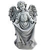 Northlight 16.5" Gray Angel Decorative Outdoor Garden Bird Feeder Statue Image 1
