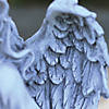 Northlight 16.5" Gray Angel Decorative Outdoor Garden Bird Feeder Statue Image 2