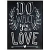 Northlight 16" Black Battery Operated LED Lighted Do What You Love Wall Sign Image 1