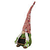 Northlight 16" pink floral springtime gnome with message board Image 1