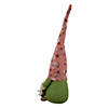 Northlight 16" pink floral springtime gnome with message board Image 3