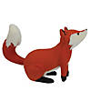 Northlight 16" Plush Sitting Fox Fall Tabletop Decor Image 1