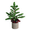 Northlight - 16" Potted Pine Medium Artificial Tabletop Christmas Tree - Unlit Image 1