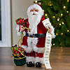 Northlight 16" Red Traditional Standing Santa Claus Christmas Figure with Naughty or Nice List Image 4