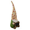Northlight 16" yellow floral springtime gnome with message board Image 2
