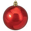 Northlight 16ct Red Shatterproof 4-Finish Christmas Ball Ornaments 3" (75mm) Image 4