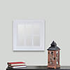 Northlight 17.5" White Mullions Windowpane Square Wall Mirror Image 2