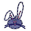 Northlight 17" Lighted Blue Easter Bunny Head Window Silhouette Image 1