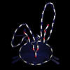 Northlight 17" Lighted Blue Easter Bunny Head Window Silhouette Image 1