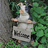 Northlight 17" Standing Pig with Welcome Sign Outdoor Garden Statue Image 2