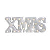 Northlight 18.5" White Battery Operated LED Lighted XMAS Christmas Marquee Sign Image 1